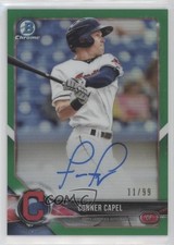 2018 Bowman Chrome Prospect Green Refractor 11/99 Conner Capel Auto 12bq