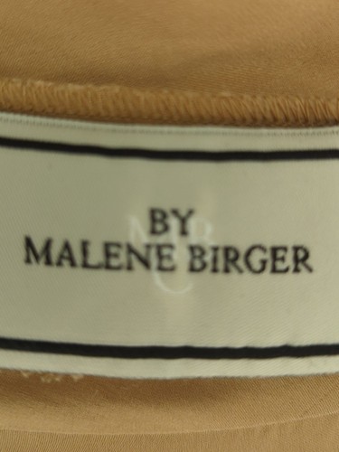 By Malene Birger Women's Blouse UK 6 Tan Silk with Elastane Basic - Picture 6 of 7