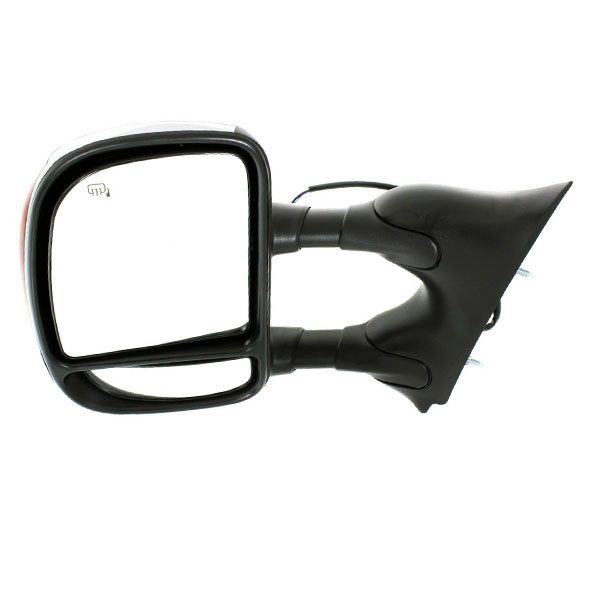 For F-Series Truck Power Heated w/Turn Signal Telescopic Tow Mirror Left Side Q