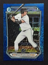 2026 Topps Bowman BCP-40 Aiva Arquette 1st Chrome Base Blue Refractor /150