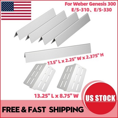 7-Pack Grill Parts for Weber Genesis 300/E310/E330/EP310/EP320 Flavorizer Bars