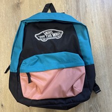 Vans Off The Wall Patch Color Block Multicolor Backpack With Laptop Sleeve New