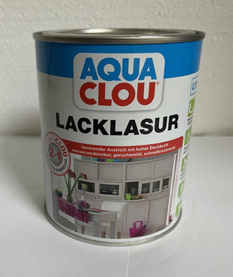 CLOU Aqua Lacklasur 2in1 L17 seidenmatt Farbauswahl 375 ml - 750 ml