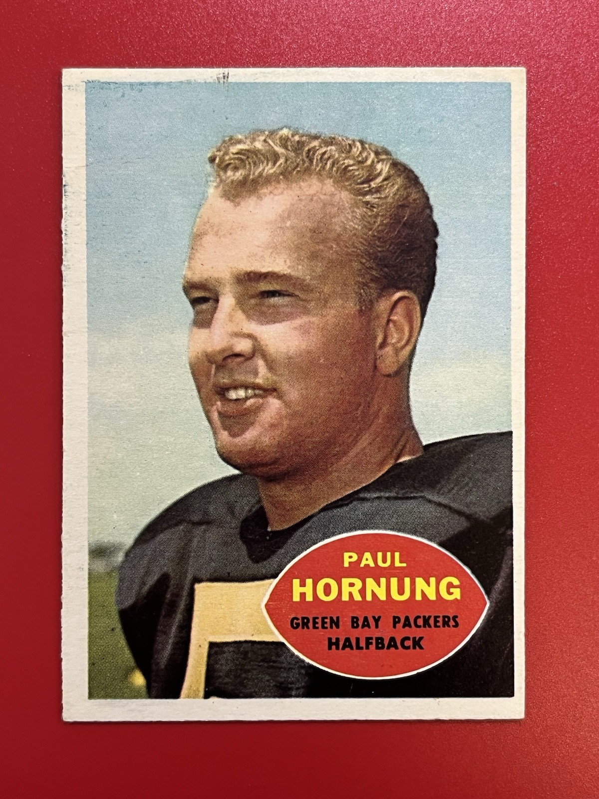 1960 Topps #54 Paul Hornung   VGEX