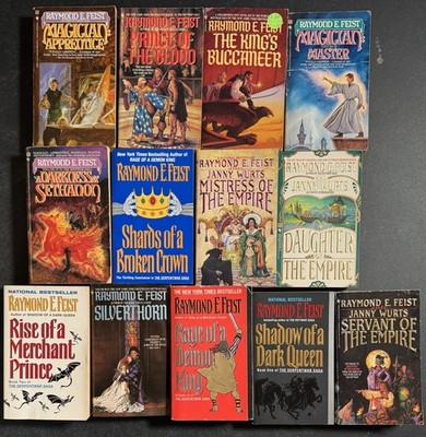 Partial Series Set RIFTWAR CYCLE 1-13 Raymond E Feist Lot 13