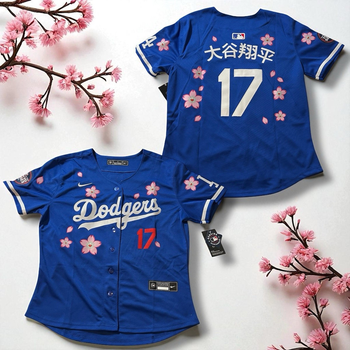 Dodgers Ohtani ユニフォーム Mサイズ Shohei Ohtani Japanese Dodgers Black Jersey Size: S, M, L