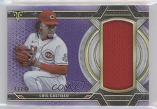 2021 Topps Triple Threads Single Jumbo Relics Amethyst 12/36 Luis Castillo 0w47
