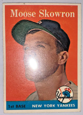EX Bill Skowron 1958 Topps #240 New York Yankees First Base World Series Champ