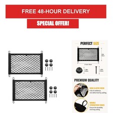 Zmd 2 Pack Car Cargo Net Organizer 21.6 X 9.8 In Black Truck Suv Rv Zmd 2 Pack Car Cargo Net Organizer 21.6 X 9.8 In Black Truck Suv Rv