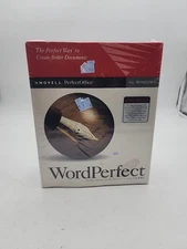 Novell Word Perfect Word Processor V 6.1 For Windows 3.5 HD Diskettes NOS