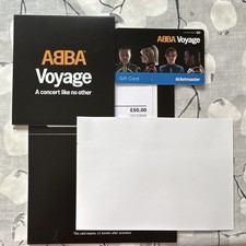 &pound;50 ABBA Voyage Experience Day Voucher Gift Card.  Expires 15th Dec 26