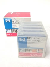 Box with 5 NEW HP C7971A Ultrium 200GB LTO-1 RW Tape Data Cartridge Storage