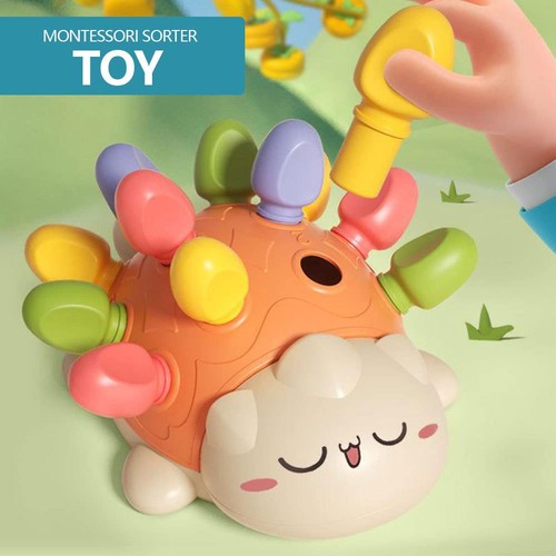 Children Educational Baby Toys Hedgehog Stacking Toys Kid for Concentration - Picture 6 of 12