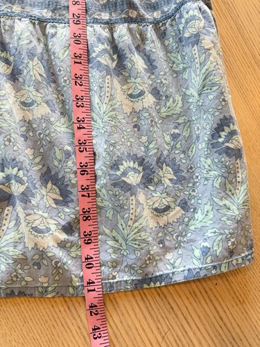 The Vermont Country Store Dress Women’s Size XL Floral Pockets Tiered Blue - Picture 11 of 11