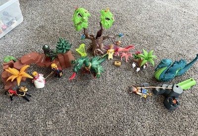 Playmobil Lot Sets 3345, 5762, 3155 Dragon, Fairy Woods, Loch Ness Monster
