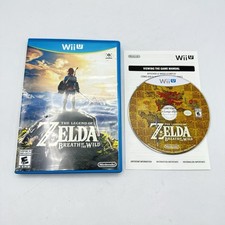The Legend of Zelda: Breath of the Wild (Nintendo Wii U, 2017) W/Insert