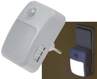 Chilitec Led Nachtlicht Mit Bewegungsmelder 230V, 6 WeißE Leds, On/Off/Auto