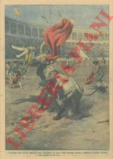 BELTRAME A. - Durante una "corrida", a Madrid, il torero Gavina viene ucciso da
