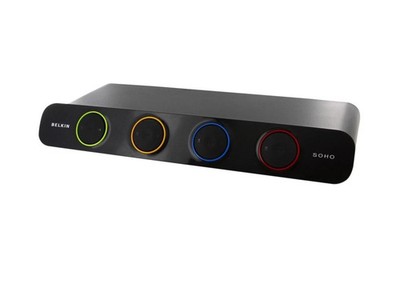 Belkin SOHO 4-Port USB PS/2 KVM Switch - F1DS104J