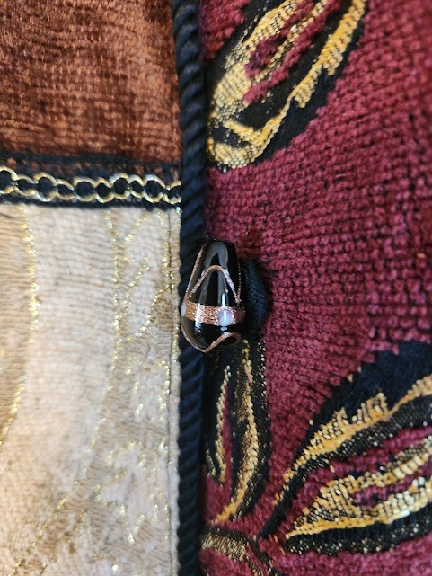 Indigo Moon Patchwork Tapestry Jacket Medium Mult… - image 3