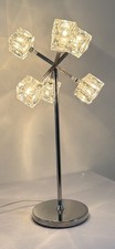 IKEA Isasa Glass Ice Cube Dimmer Table Lamp Light Typ B0507