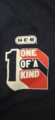 H-E-B ''One Of A Kind''  Small Blue T-shirt 