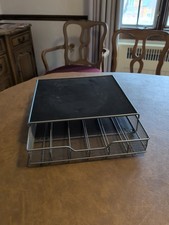 KEURIG COFFEE MACHINE STAND & CAPSULE POD STORAGE HOLDER DRAWER NESPRESSO 