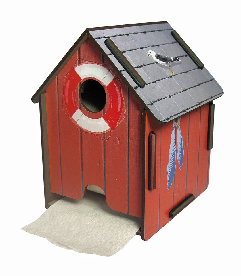 Werkhaus Toilettenpapierhalter Bootshaus Rot (ohne Inhalt) Toilettenrollenhalter - Bild 1 von 1