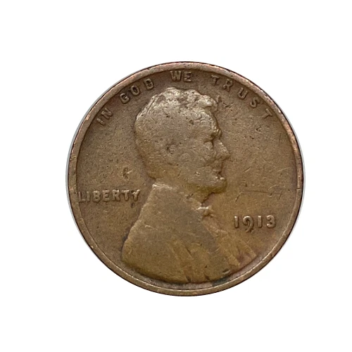 1913 Lincoln Wheat Penny Cent - G/VG Good or Better Very Nice