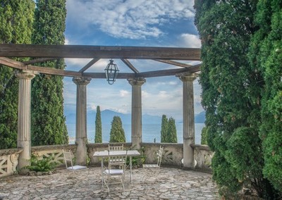Tranquil Garden View Wall Art Poster for Home Decor Premium Quality