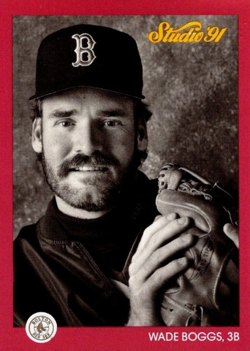 1991 Studio #11 Wade Boggs Boston Red Sox HOF