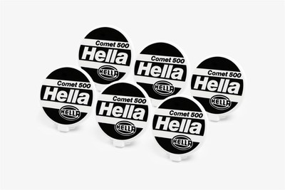 Hella Comet 500 Front Spot Lights Headlights Headlamps Cap Cover 16.7cm Set of 6