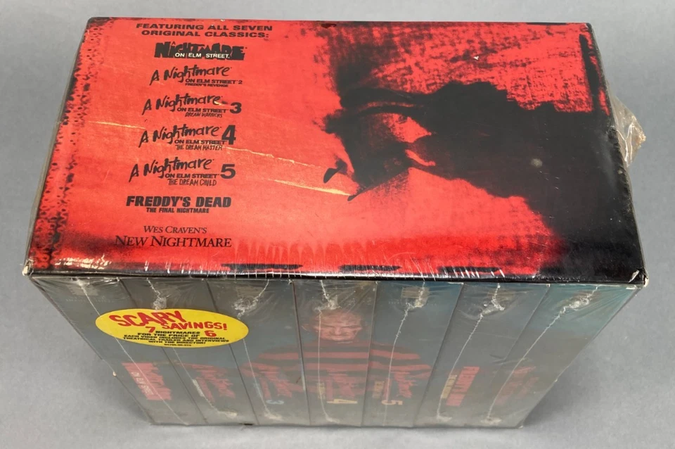 The Nightmare on Elm Street #1-7 Remastered VHS Box Collection; 1999 (SEALED) - Image 4 of 4