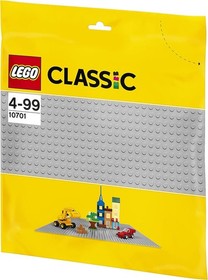 LEGO Classic Gray Baseplate 10701