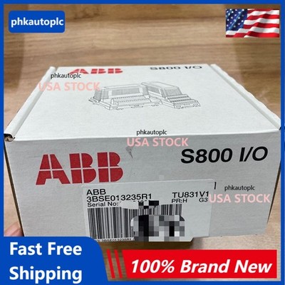 One New ABB TU831V1 3BSE013235R1 S800I-O Extended Module Termination Unit
