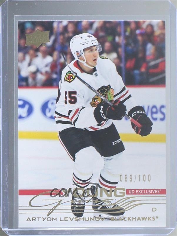 2025 Upper Deck Series 1 Young Guns Exclusives 89/100 Artyom Levshunov #201 l7p