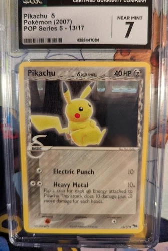 Pikachu (Delta Species) 013/017 POP Series 5 Regular CGC 7