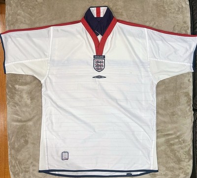 Umbro England 2003-2005 Reversible Jersey Kit XL White Soccer Football VTG