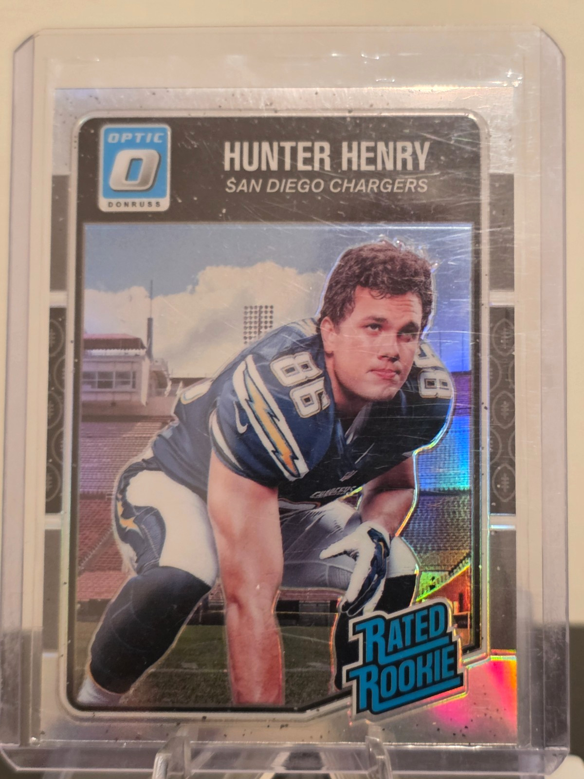 Hunter Henry 2016 Optic #169 Holo Rookie