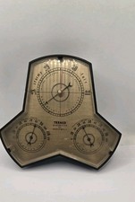 Vintage Texaco Barometer Thermometer Weather Station by Honeywell Type N9A USA🔥