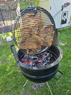 Weber Kettle Grill Commercial Rotisserie Kettle Grill Up Grade