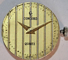 ETA 979-001  979.001 CONCORD MOVEMENT DIAL, HANDS, STEM, CROWN 7 JEWELS RUNS!