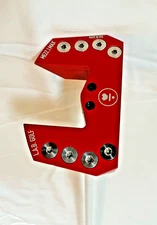 Custom L.A.B. Golf LAB Golf MEZZ.1 MAX Putter 35" 64* Red, White Accra Upgrade