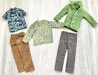 Barbie Ken Clone Doll Clothes Lot Outfits & Extra Shirt Assorted Vintage 1960s