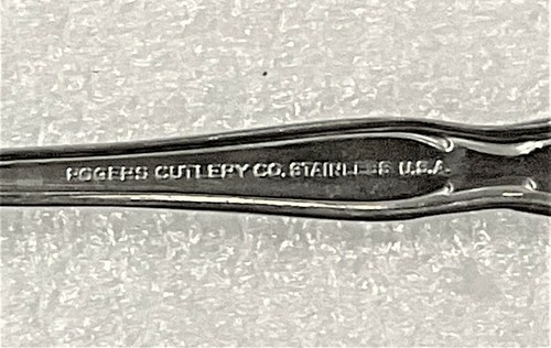 Ten Rogers Cutlery Co., 10 rostfreie Eisteelöffel, viktorianisches Herrenhausmuster - Bild 2 von 2