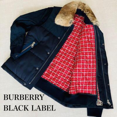 Beautiful Burberry Black Label Down Jacket 3-way Fur Vest | eBay
