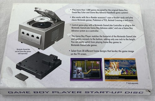Disque de démarrage Nintendo GameCube GameBoy Player complet avec étui manuel - Photo 11/15