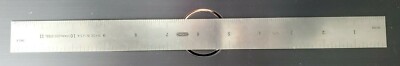 General Tools Precision 12'' x 1'' Stainless Steel Rule #1276