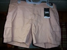 Womens Lee Midrise Cargo Shorts 20M 
