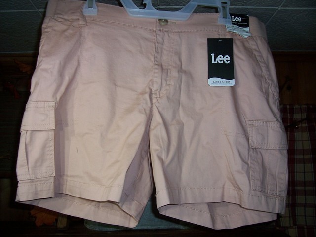 Womens Lee Midrise Cargo Shorts 20M 